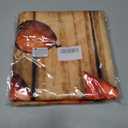 Fall Wooden Rectangle Tablecloth Washable Table Cloth 60x90 Inch Table Cover Waterproof for Decoration Kitchen Dining Room