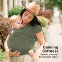 KeaBabies Baby Wrap Carrier - All in 1 Original Baby Carrier Newborn to Toddler Sling, Easy to Wear, Hands Free Bonding, Lightweight, Breathable Infant Wraps (Forest) (One Size (Pack of 1))
