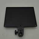 BILIONE Microphone Stand Tray with Crab Clamp, 10.6" x 7.8" Large Tray Shelf Attachment Clamp on Studio Music Floor Stands for Storage