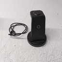 3 in 1 Charging Station for iPhone, Wireless Charger for iPhone 16e 16 15 14 13 12 11 X Pro Max & Apple Watch - Wireless Charging Station for AirPods 4 3 Pro (Black)