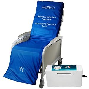 Inflatable Geri Chair Cushions - Reclining Chair Medical Pressure Pad for Sores - Alternating Pressure and Weight Distribution - 20" x 69" x 3"