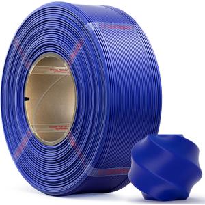 PLA Basic, Pre-Dried Refill Filament 1kg (2.2lbs) for Reusable Spools, 1.75mm Spool-Less 3D Printing Filament, Compatible with Bambu Lab 3D Printers  Dark Blue
