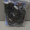 BECROWM Waterproof Dog Boots for Small/Medium Dogs Dog Paw Protectors Dog Suspender Boots AntiSlip Pet Shoes for Outdoor Walking, Reflective StayOn,DirtProof Comfortable Booties (Black, NewS)