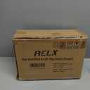 Relx Acrylic Sign Holder 8.5 x 11, Slant Back Display Stand, Clear Frames Plastic Sign Holder for Store, Restaurant (24 Pack)