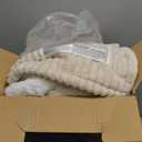 Bedsure GentleSoft Electric Blanket Full Size - Soft Ribbed Flannel Heated Blanket with 6 Heat Settings, Heating with 10 Time Settings, 8 hrs Timer Auto Shut Off, Gifts for Grandma (72"x84", Cream)