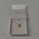 Yellow Gemstone Butterfly Necklace 1766