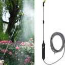 Electric Sprayer Battery Powered Watering Wand Auto Pumping Sprayer for Garden Plant 2meter / 6.56ft Hose