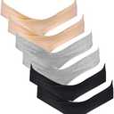 Intimate Portal Cotton Maternity Underwear Under the Bump Pregnancy Postpartum Bikini Panties PCS 6, L