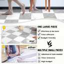 WIFEA Self Adhesive Vinyl Flooring Roll 23.6"x 196"/32 Sq.Ft Marble Peel Stick Floor Tiles, Wear-Resistant and Waterproof Vinyl Plank Flooring for Bedroom Living Room Office Balcony RV Black + Grey