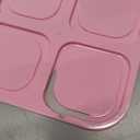 Canfanni 4 Pcs Snack Box Containers Set, Reusable 4 Compartment Lunchable Container with 2Pcs Sauce Containers, Stackable BPA-Free Bento Box for School, Work, Travel (4 Color)