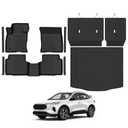 NQOQN Custom Fit Floor Mats for 2016-2022 Honda Pilot 8 Seats/Bench Seat