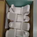 Door Lever Locks (4 Pack) - Prevents Toddlers from Opening Doors - Durable ABS with 3M Adhesive - Easy One-Hand Operation for Adults, No Tools Needed (White)