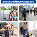 Waterproof Wet Dry Bag for Swimsuit, Black Wet Bags for Swimsuits Reusable Dry Bag for Beach Wet Clothes, Leakproof Wet Bag Swim Bag for Travel, Kayaking, Pool, Yoga, Baby Diapers