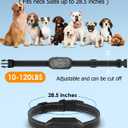 Dog Shock Collar with Remote Control - Shock Collar for Dogs IPX7 Waterproof Dog Training Collar with Beep Vibration Static Correction Flashlight Long-Lasting Battery Safe Training for dogs 10120 lbs