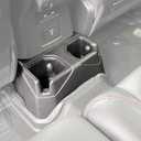 for Jeep JL Rear Cup Holder Back Seat Floor Console Mount Dual Drinks Water Bottle Beverage Holder for Jeep Wrangler JL and Gladiator JT 2018-2026