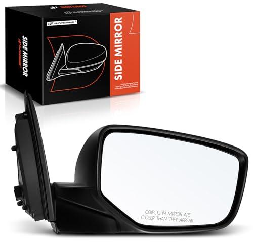 A-Premium Passenger Side Power Door Mirror - Compatible with Honda Accord 2008 2009 2010 2011 2012 - Non-Heated Manual Folding Black Outside Rear View Mirror - Replace# 76208-TA5-A01
