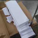 VASAGLE Shoe Storage Cabinet, 10 Tier Shoe Rack Organizer, Holds Up to 30 Pairs of Shoes, for Entryway Bedroom, 12.6 x 24.8 x 73.6 Inches, White ULBS273T14