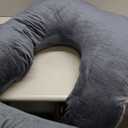 Maternity Body Pillow for Pregnant Women Pregnancy Pillow ,G Shaped Support for Back, Hips, Legs, Belly for Pregnant Women Full Body Pillow with Cover