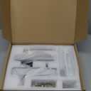 Keyless Entry Fingerprint Door Lock with Keypad and Handle for Home, Rental, Garage, Office and Hotel (Silver Smart Lock)