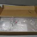 3Tier Clear Hanging Window Plant Shelves 16In, Height Adjustable Acrylic , Indoor Windows Wall Hanging Plant Stand Flower Display, Flower Pot Organizer Storage for Grow Herbs, Microgreens, Succulents