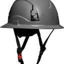 Malta Dynamics APEX Safety Helmets  Type 2 Class C Safety Hard Hat, Full Brim, Vented, Rated for Top, Front, Back, and Side Impact, OSHA and ANSI Compliant (Grey)