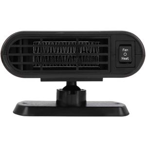 12V Car Portable Electric Window Heater Heating Dryer Windshield Fan Defroster Demister (Black Red)