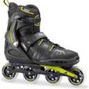 Rollerblade RB XL Men's Adult Fitness Inline Skate, Black and Lime, High Performance Inline Skates, 15
