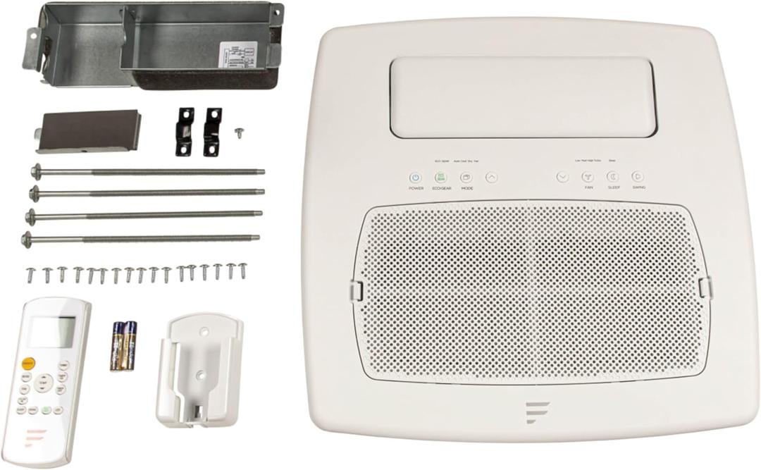 Furrion Chill Cube Non-Ducted Air Distribution Box (R32) with Operating Panel, Remote Control, Detachable Filters, White - FACT18MA-PS-AM