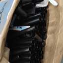 3 Row 4 Tier Long Shoe Rack, Black Metal Stackable Shoe Shelf with Multifunctional Hooks, Shoe Storage Hold 24-30 Pairs, Space Saving Shoe Organizer for Closet,Wide Shoe Rack