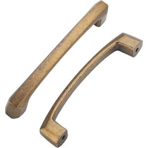 10 Pack 4 Inch(102mm) Kitchen Cabinet Handles Antique Brass Cabinet Pulls Kitchen Cabinet Hardware Drawer Pulls for Dresser Cupboard Wardrobe