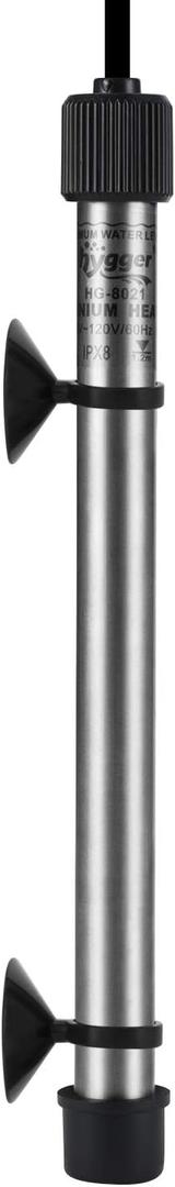 hygger 802 Aquarium Titanium Heater Rod Fish Tank Heating Element Replacement Heater Tube (Controller Excluded) 500W