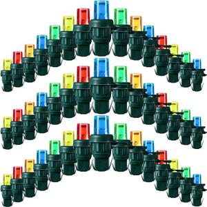 Honoson LED 5 mm Christmas String Lights Replacement Bulbs LED Wide Angle Wire Light Set Indoor Outdoor Home Decor Festival Decorations for Xmas Tree Lights(Multicolor Bulb,180 Count)