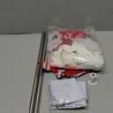 Kinlop 2 Sets Christmas Balloon Column Stand Kit with Candy and Candy Cane Foil Balloons, Latex Balloons, Adjustable Balloon Stands for Xmas Holiday Party Decor (Red)