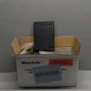 25 Pack Maxtek Standard 14mm Black Single Disc DVD Cases with Outer Clear Sleeve