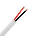 12AWG 2Conductor Speaker Wire 100Feet White 99.9% Oxygen Free Copper ETL Listed & CL3 Indoor Speaker Cable