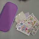 Gem Diamond Stickers Painting Crafts Decorate Your Own DIY Pencil Case for Girls Back to School Fun Creative Arts Crafts for Age 8-12 Birthday Gifts Toys Art Game Activities Age 4-6-8-10(Purple)