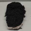 Short Kinky Curly Wigs Ombre Brown Side Part Wig Afro Curly Wig Twist Out Wigs Low Temperature Synthetic Fiber Full Hair for Black Women (1B 30)