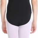 Phoeswan Ballet Leotards for Girls, Girls Dance Outfit with Skirt, Ballerina Ballet Dress for Toddler Girls/Junior (Black, 12-14 Years)