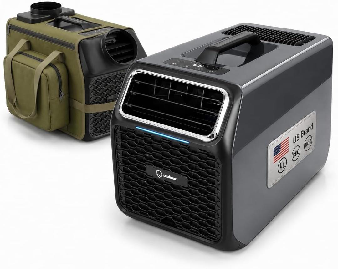 6000 BTU Portable Air Conditioner for Tents RVs with Carry Bag