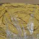 Litanika Comforter King Size Set Mustard Yellow - 7 Pieces Bed in a Bag King Bedding Comforter Sets, Plain Lightweight Bed Set with Comforter, Sheets, Pillowcases & Shams