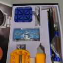 JOREST Watch Repair Kit for Battery Replacement & Link Removal, Resizing &Opener, Watch Repair and Cleaning Screwdriver Set, Wrench Back Remover, Spring Bar Tool