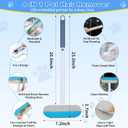 Pet Hair Remover for Furniture  23.2Inch Reusable Dog & Cat Hair Removal Brush, Washable Lint Cleaner with Long Handle, 4-in-1 Pet Hair Remover for Couch, Carpet, Clothes & Bedding