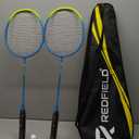 Senston Badminton Racket Set for Kids Children Badminton Racket Kit Including 2 Racket/2 Shuttlecocks/1 Bag