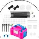 Voircoloria Balloon Arch Kit with Balloon Pump Electric, Improved Balloon Arch Stand with Base for Birthday Gender Reveal Baby Shower Balloons Party Decorations
