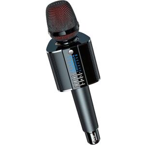 BONAOK Karaoke Microphone,2025 Bluetooth Wireless Microphone UHF Karaoke Mic Speaker,Portable Handheld Karaoke Machine for Adults Kids Singing Compatible with Car/Phones/PC G20,Black