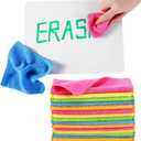 Tanlade Microfiber Cleaning Cloth 6"x6" Cleaning Rags Reasonable Kitchen Towels Microfiber Towels Cars Wash Dry Erase Cloth (Green/Blue/Yellow/Pink/Orange,30 Pcs)