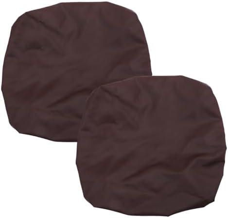 2pcs Pu  Chair Covers Stylish Stretch Protector  Easy to Install Seat 25×25"