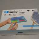 ARTDOT 10-Piece Interlocking Diamond Art Trays Kits for Adults, Stackable Diamond Painting Accessories and Tools (Blue)