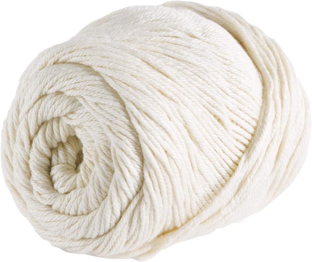 Knit Picks Dishie Worsted Weight 100% Cotton Yarn White - 100 g (Swan)