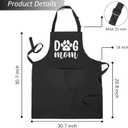 Dog Mom Gifts, Dog Aprons for Women with Pockets, Dogs Lovers Gifts Grooming Apron